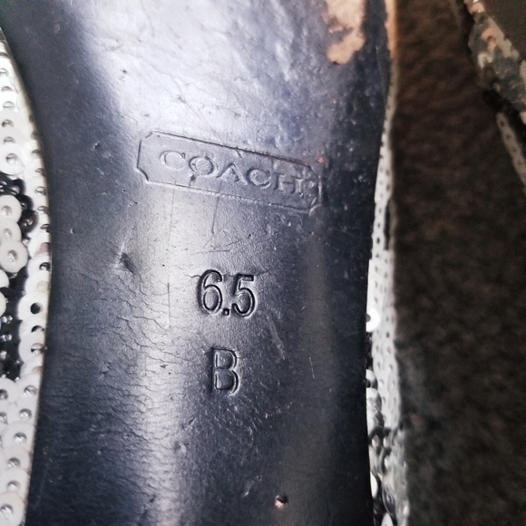 Coach Sequin Ballet Flats - Picture 7 of 7